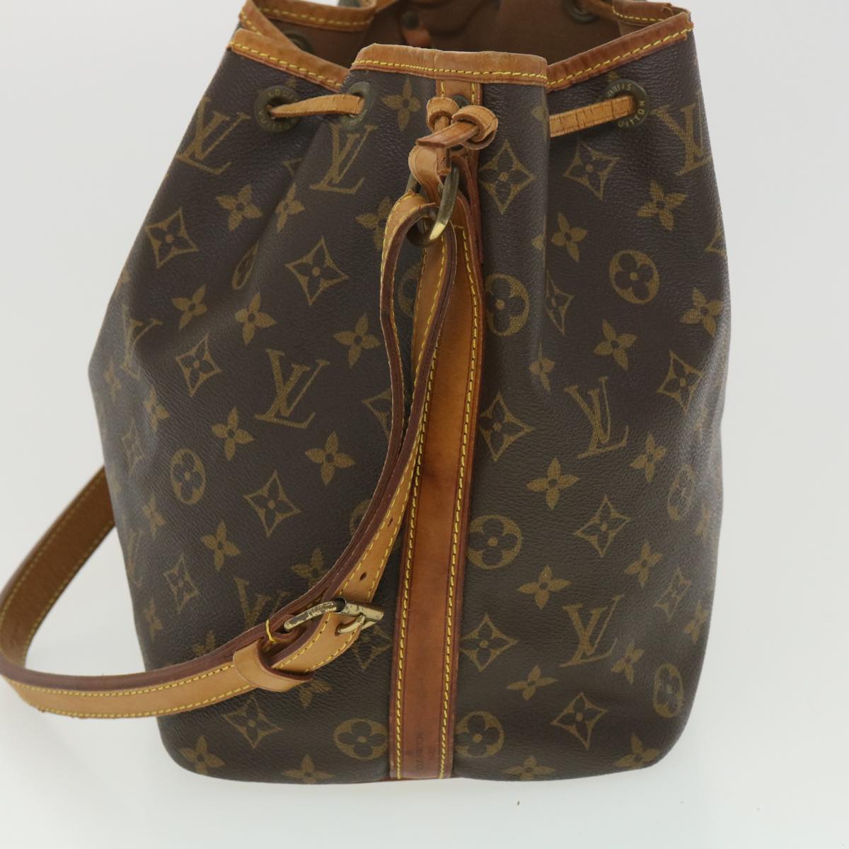 LOUIS VUITTON Monogram Petit Noe Shoulder Bag M42226 LV Auth rd4459