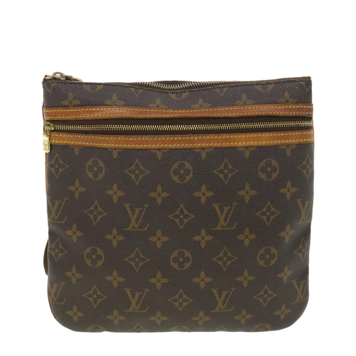 LOUIS VUITTON Monogram Pochette Bosphore Shoulder Bag M40044 LV Auth rd4465