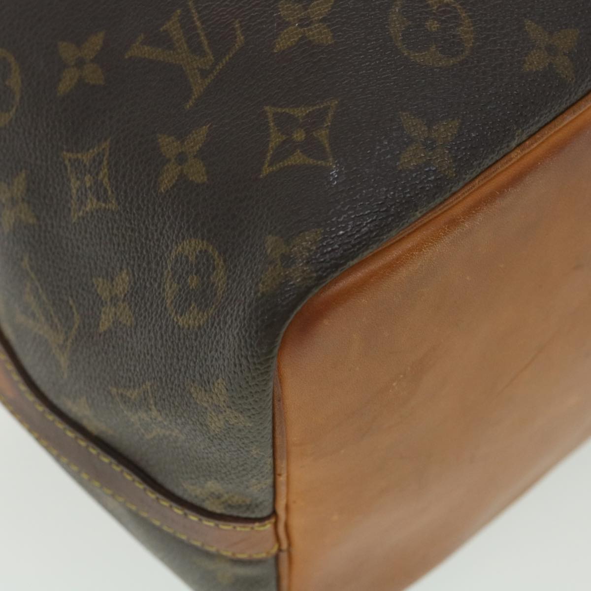 LOUIS VUITTON Monogram Petit Noe Shoulder Bag M42226 LV Auth rd4479