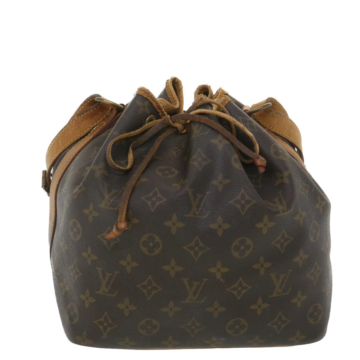 LOUIS VUITTON Monogram Petit Noe Shoulder Bag M42226 LV Auth rd4479