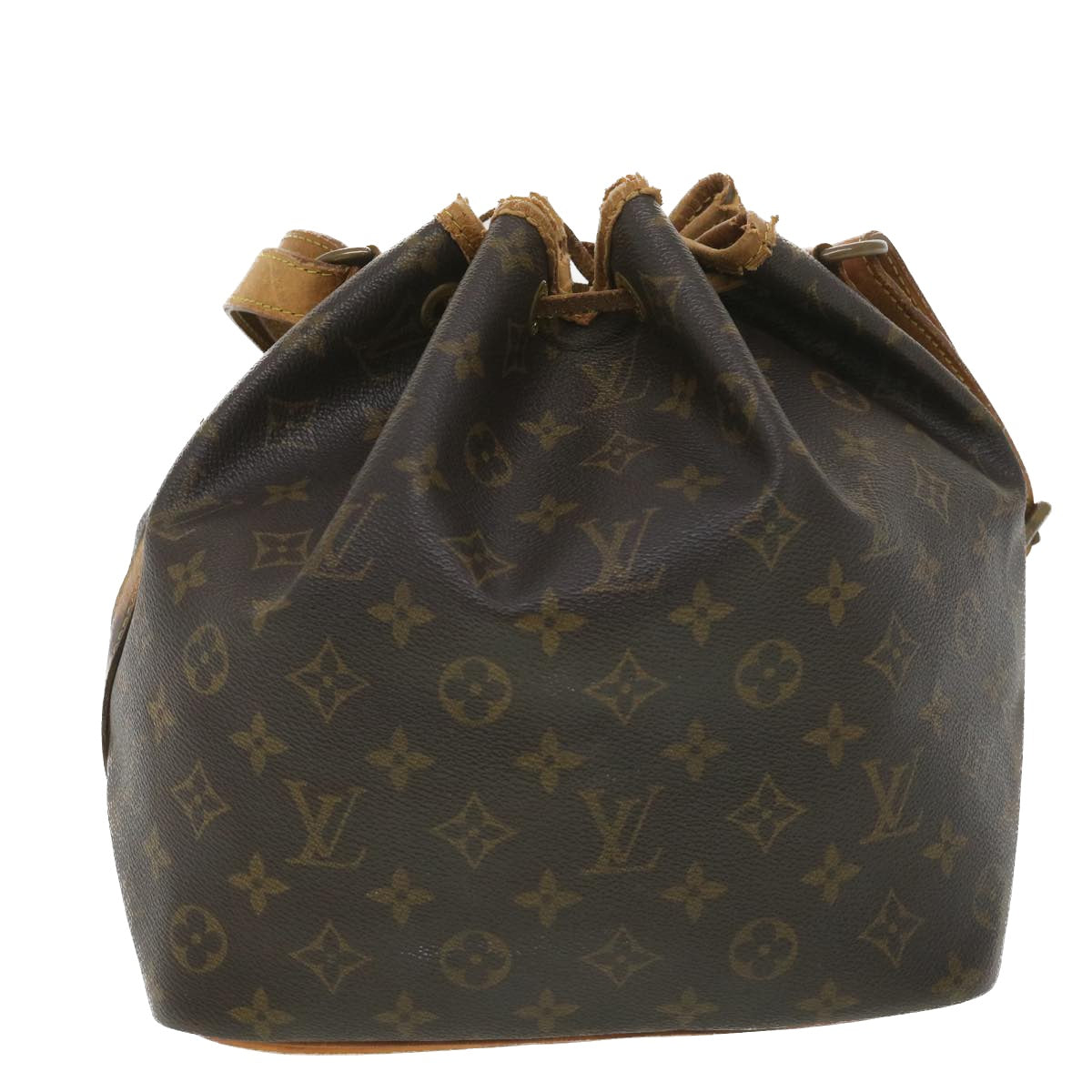 LOUIS VUITTON Monogram Petit Noe Shoulder Bag M42226 LV Auth rd4479