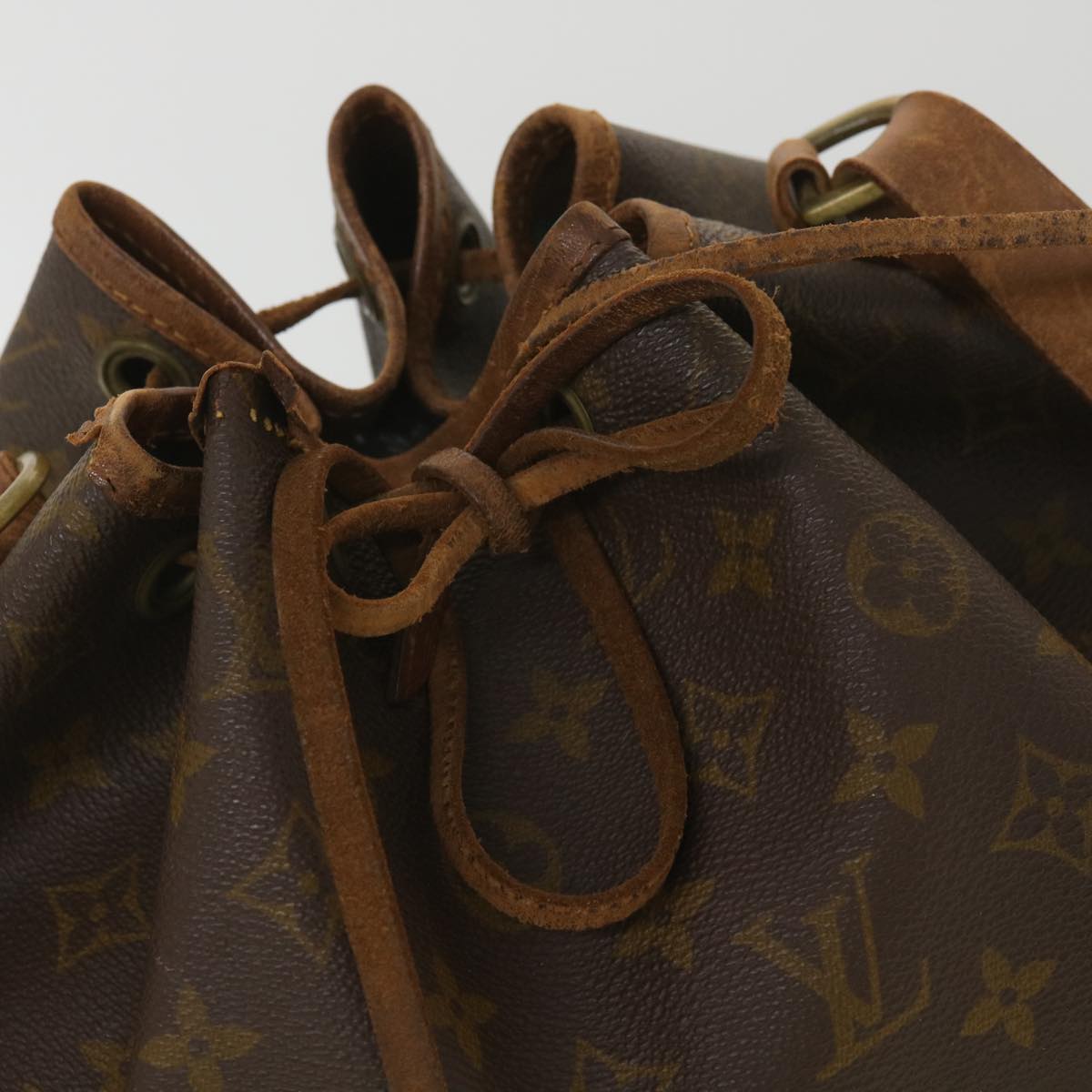 LOUIS VUITTON Monogram Noe Shoulder Bag Vintage M42224 LV Auth rd4483