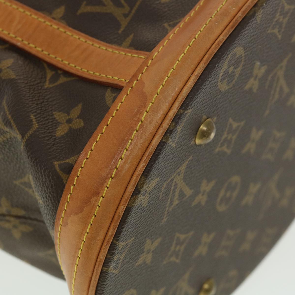 LOUIS VUITTON Monogram Bucket GM Shoulder Bag Vintage M42236 LV Auth rd4486