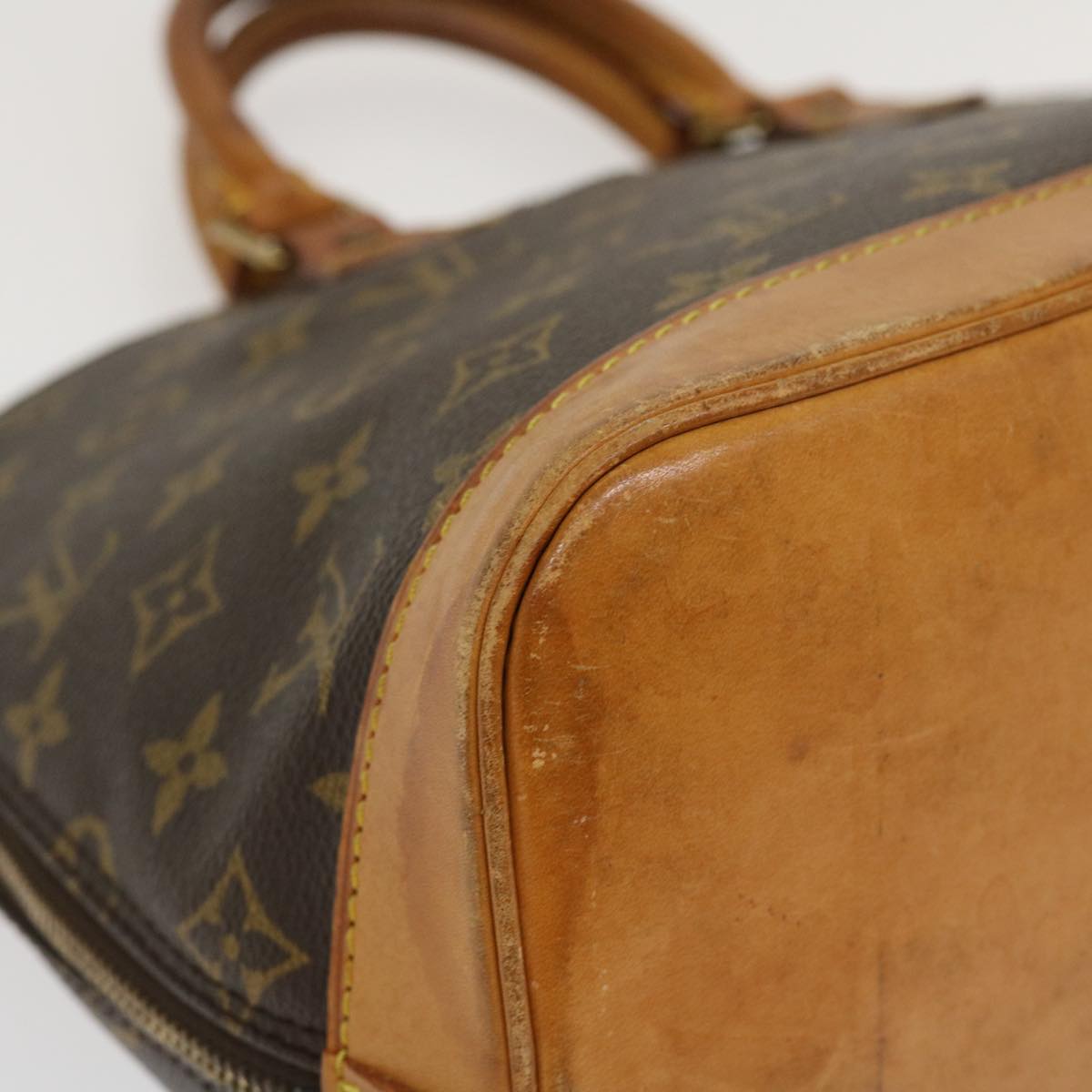 LOUIS VUITTON Monogram Alma Hand Bag M51130 LV Auth rd4489