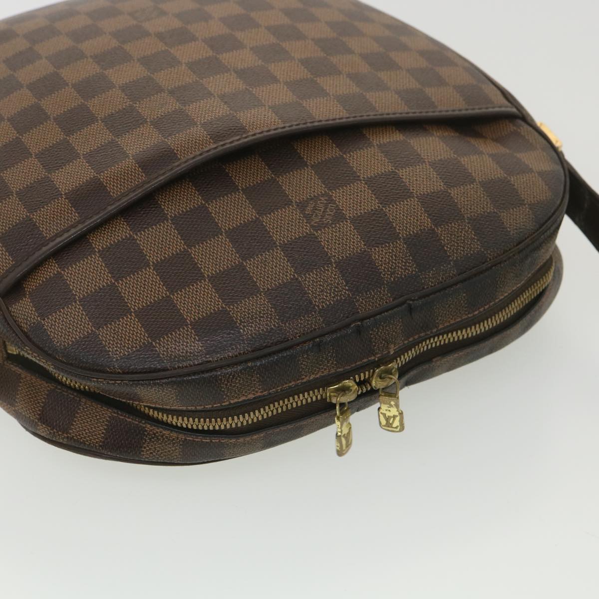 LOUIS VUITTON Damier Ebene Ipanema GM Shoulder Bag N51292 LV Auth rd4490