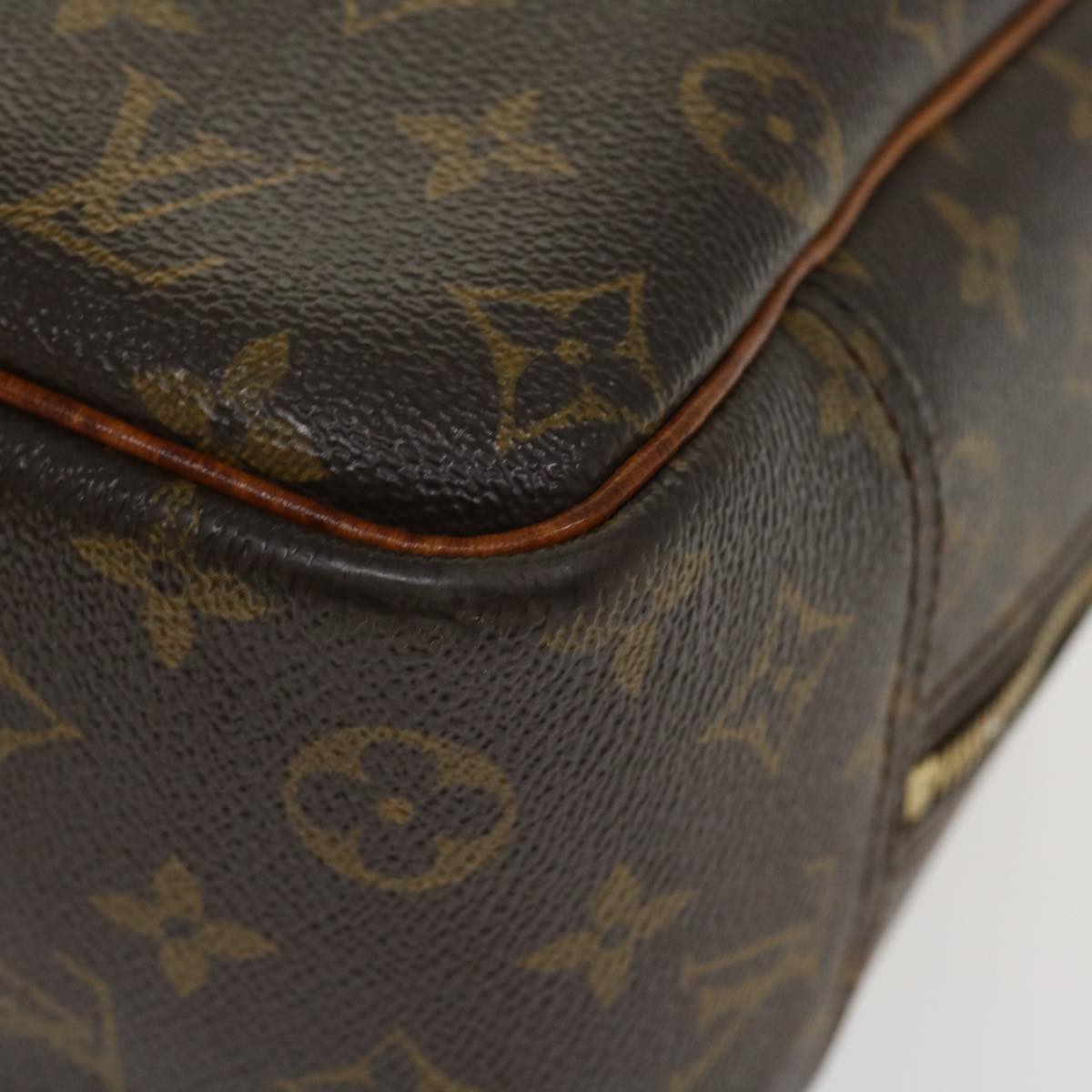 LOUIS VUITTON Monogram Deauville Hand Bag M47270 LV Auth rd4491