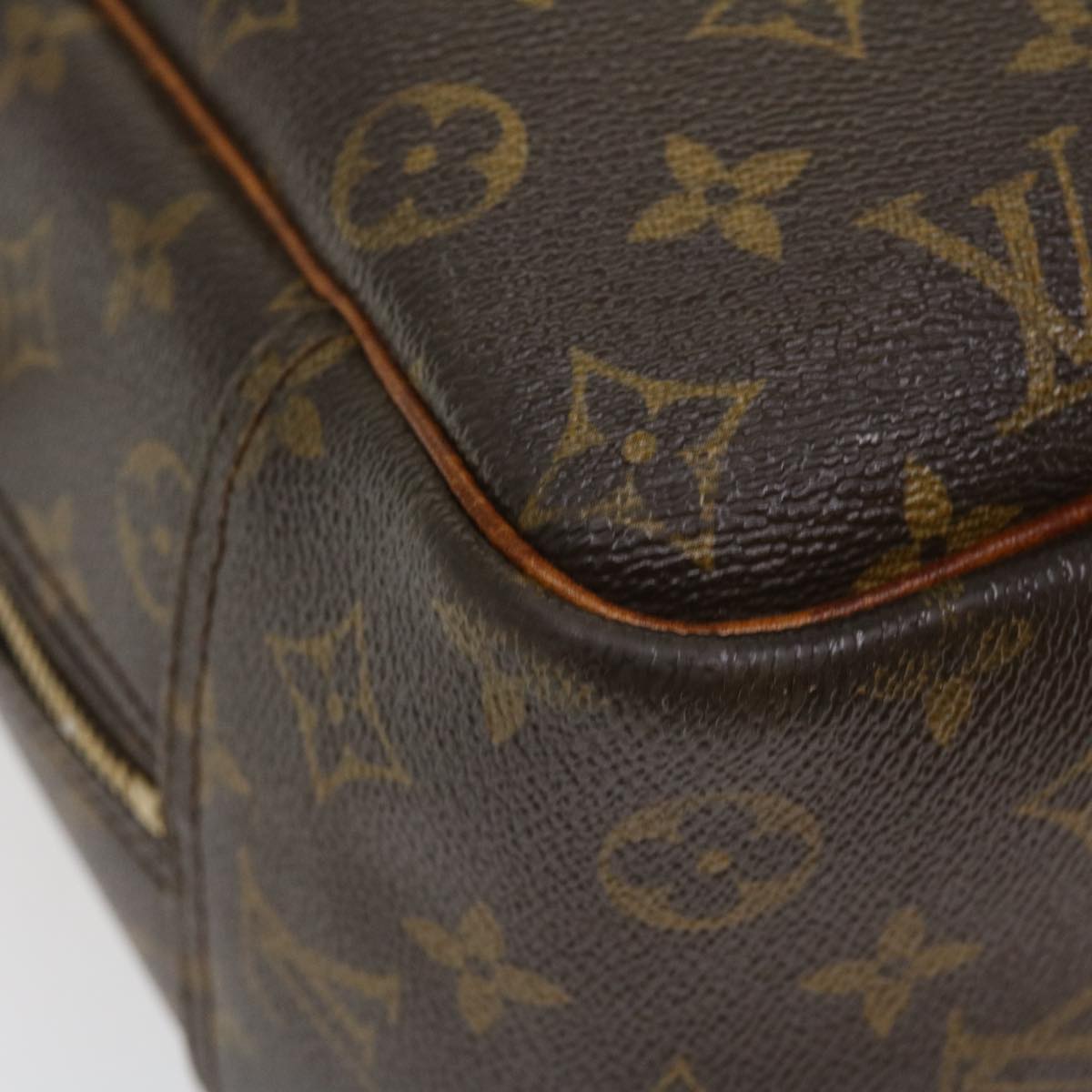 LOUIS VUITTON Monogram Deauville Hand Bag M47270 LV Auth rd4491