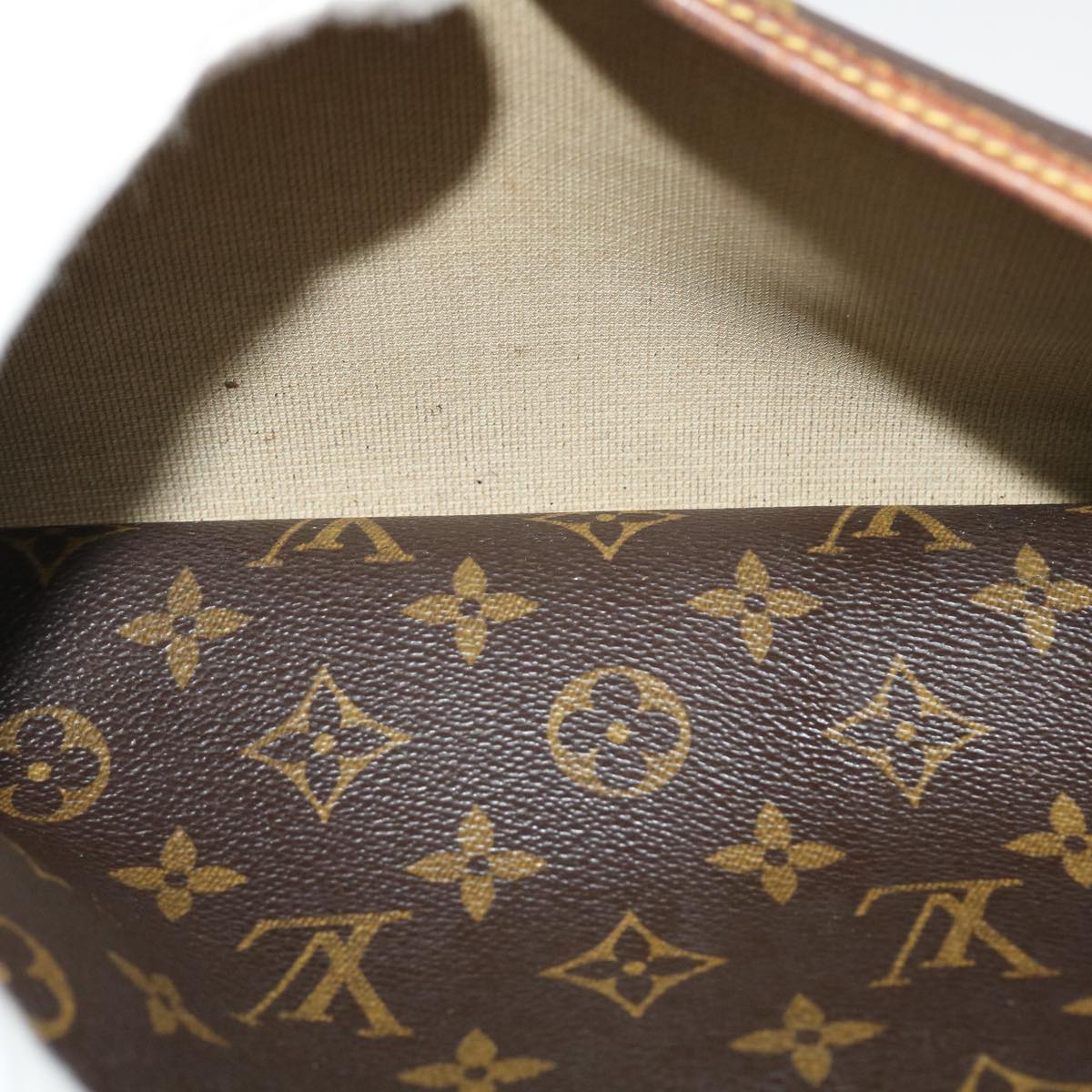 LOUIS VUITTON Monogram Deauville Hand Bag M47270 LV Auth rd4491