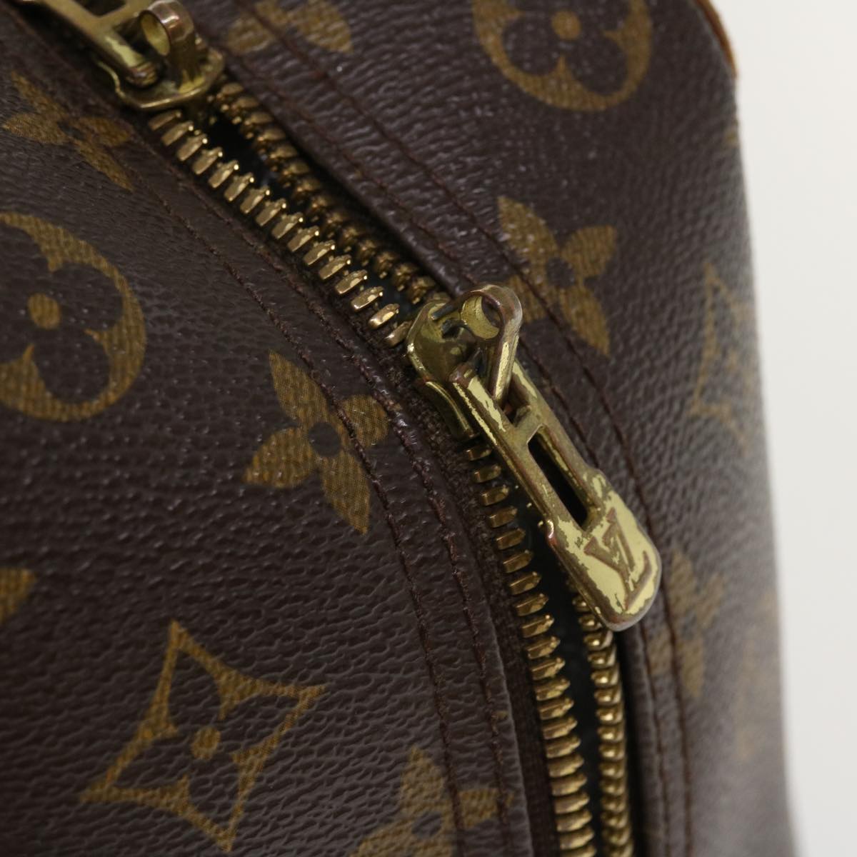 LOUIS VUITTON Monogram Deauville Hand Bag M47270 LV Auth rd4491