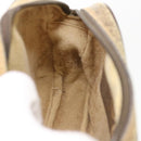 GUCCI Web Sherry Line GG Canvas Shoulder Bag PVC Leather Beige Green Auth rd4502-19