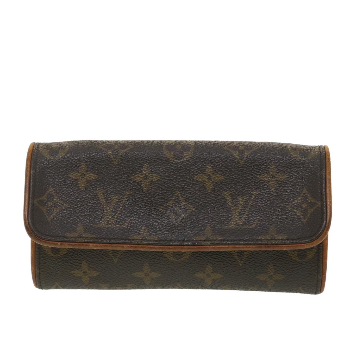 LOUIS VUITTON Monogram Pochette Twin PM Shoulder Bag M51854 LV Auth rd4531