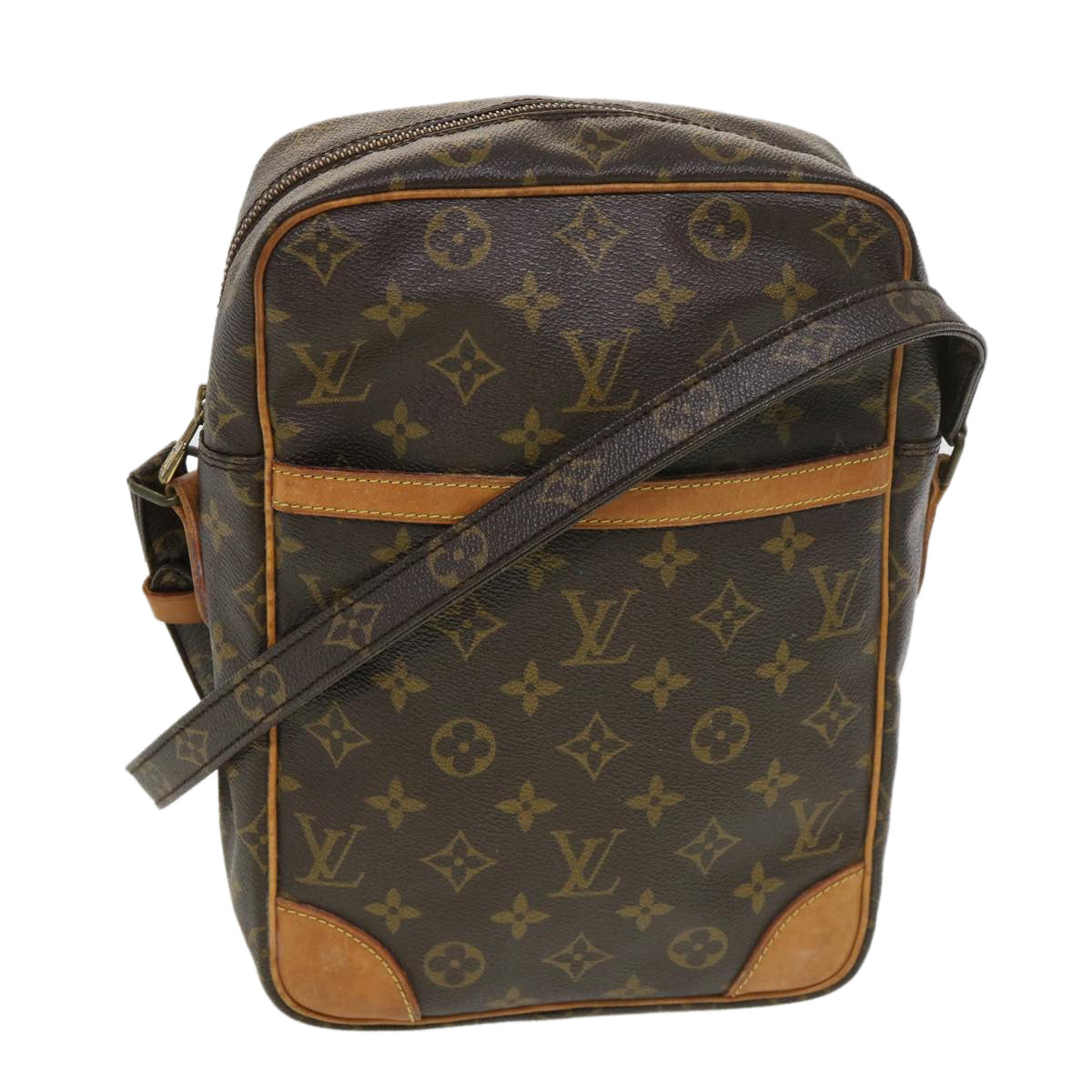 LOUIS VUITTON Monogram Danube MM Shoulder Bag M45264 LV Auth rd4536