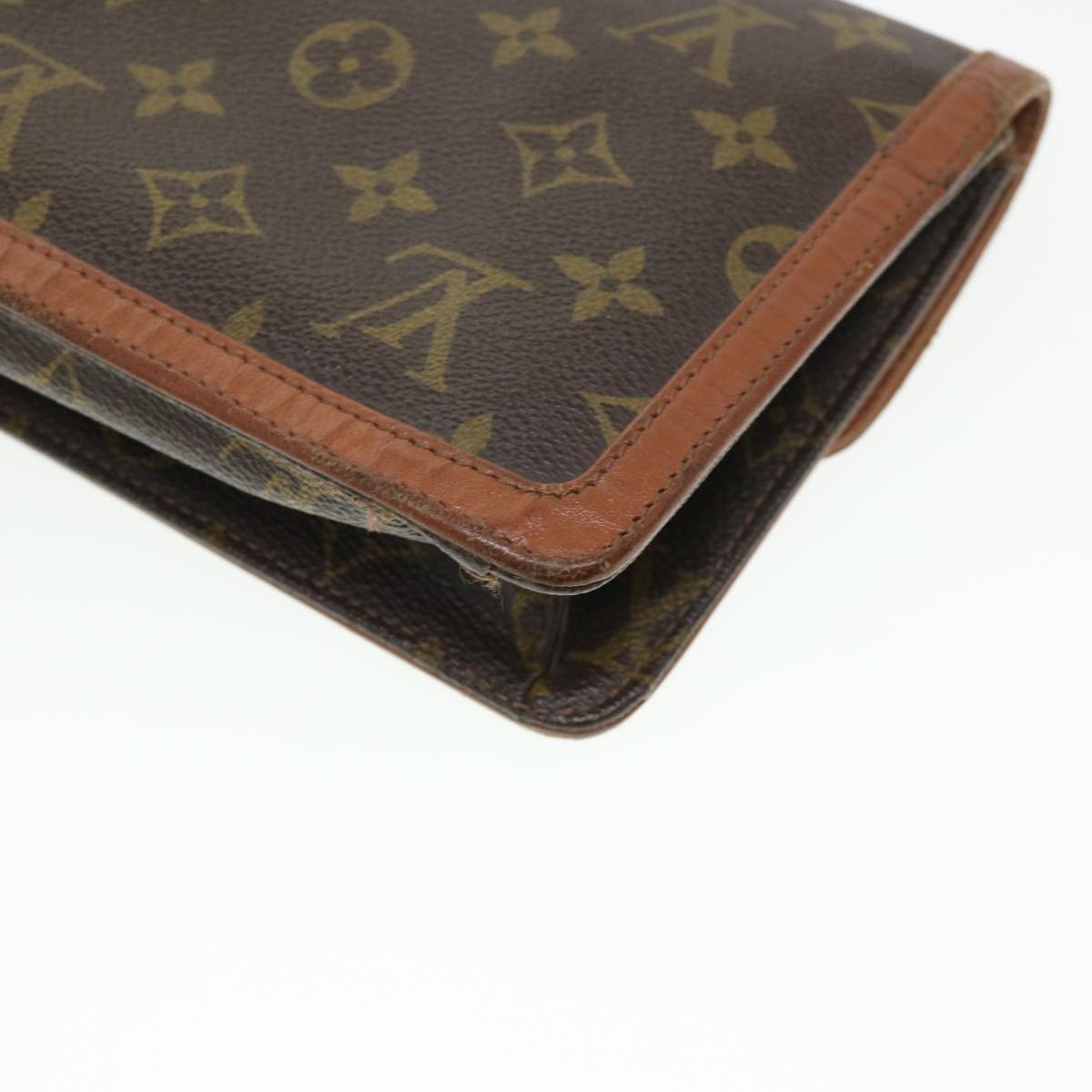 LOUIS VUITTON Monogram Pochette Dam PM Clutch Bag M51812 LV Auth rd4540