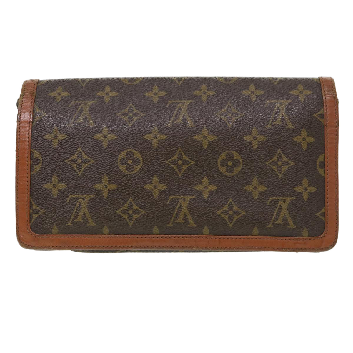 LOUIS VUITTON Monogram Pochette Dam PM Clutch Bag M51812 LV Auth rd4540 - 0