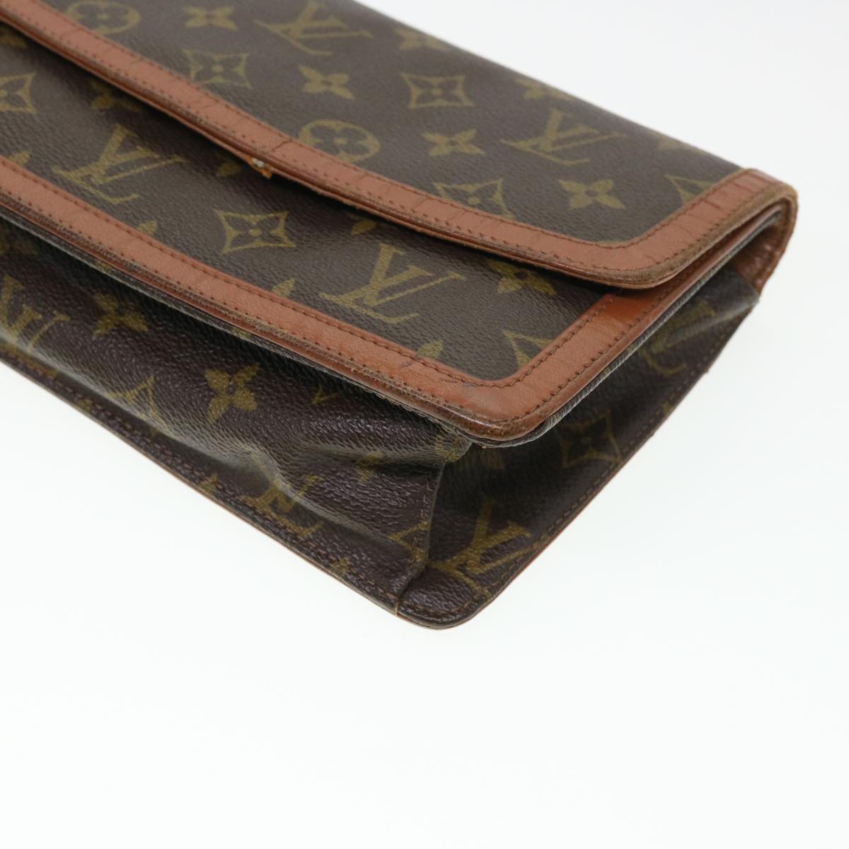 LOUIS VUITTON Monogram Pochette Dam PM Clutch Bag M51812 LV Auth rd4540