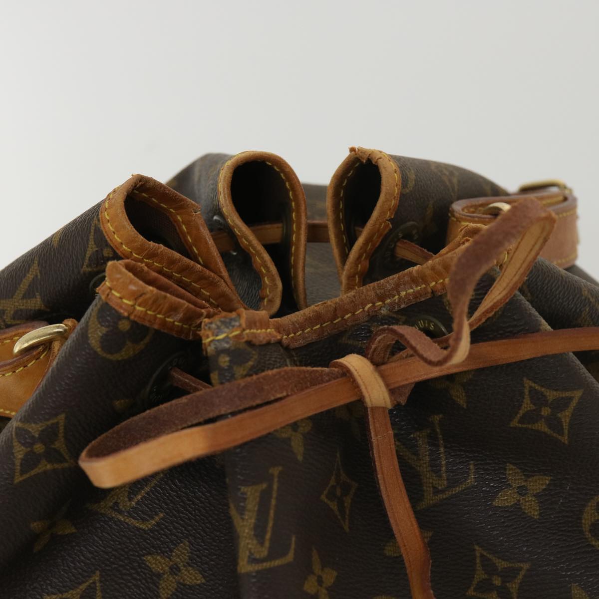 LOUIS VUITTON Monogram Noe Shoulder Bag M42224 LV Auth rd4548