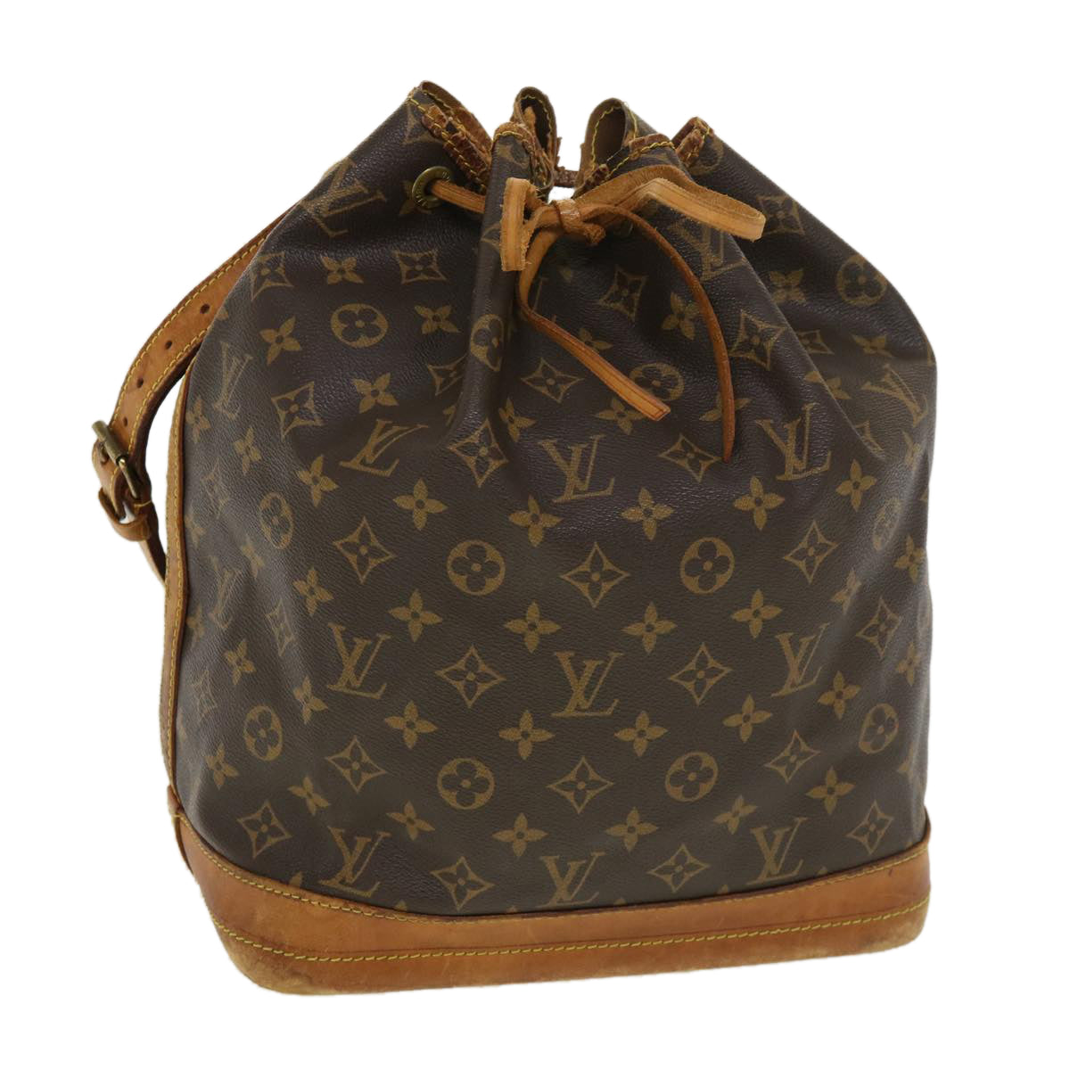 LOUIS VUITTON Monogram Noe Shoulder Bag M42224 LV Auth rd4565