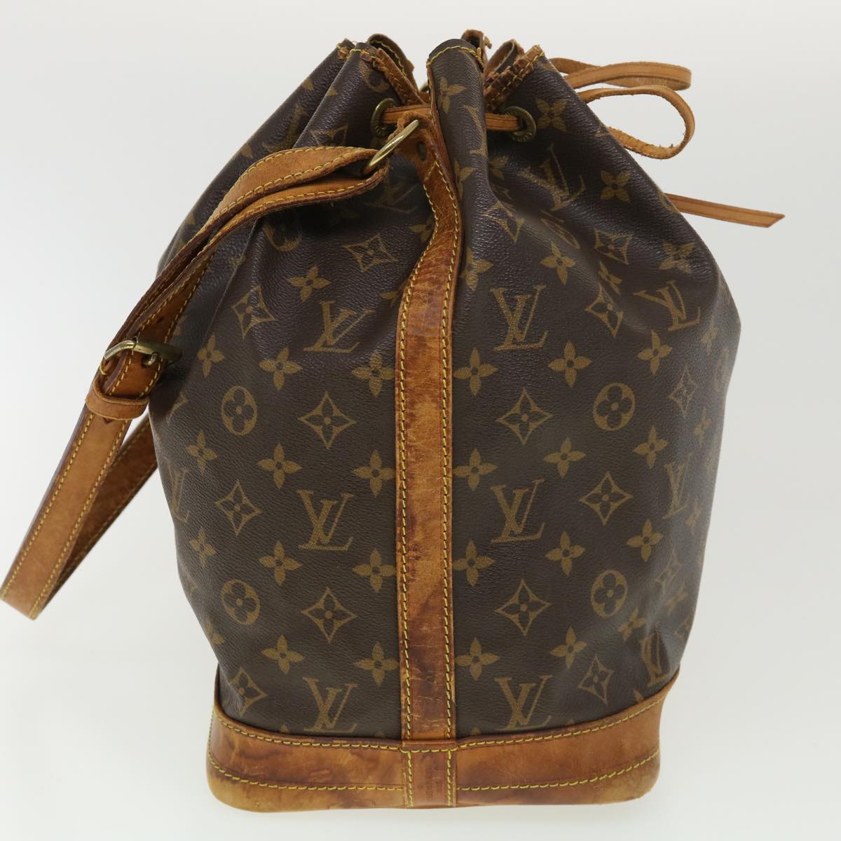 LOUIS VUITTON Monogram Noe Shoulder Bag M42224 LV Auth rd4565