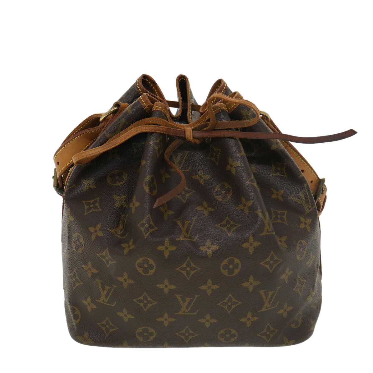 LOUIS VUITTON Monogram Petit Noe Shoulder Bag M42226 LV Auth rd4577