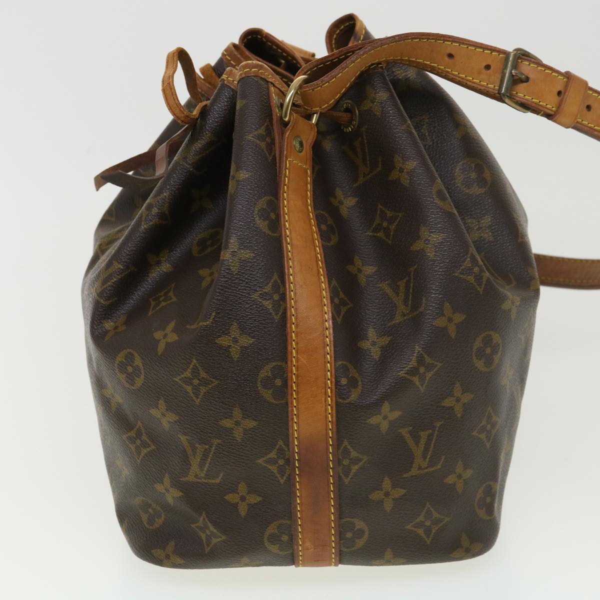 LOUIS VUITTON Monogram Petit Noe Shoulder Bag M42226 LV Auth rd4577