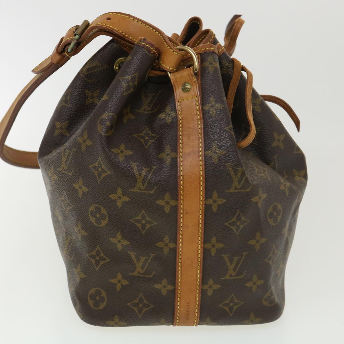 LOUIS VUITTON Monogram Petit Noe Shoulder Bag M42226 LV Auth rd4577