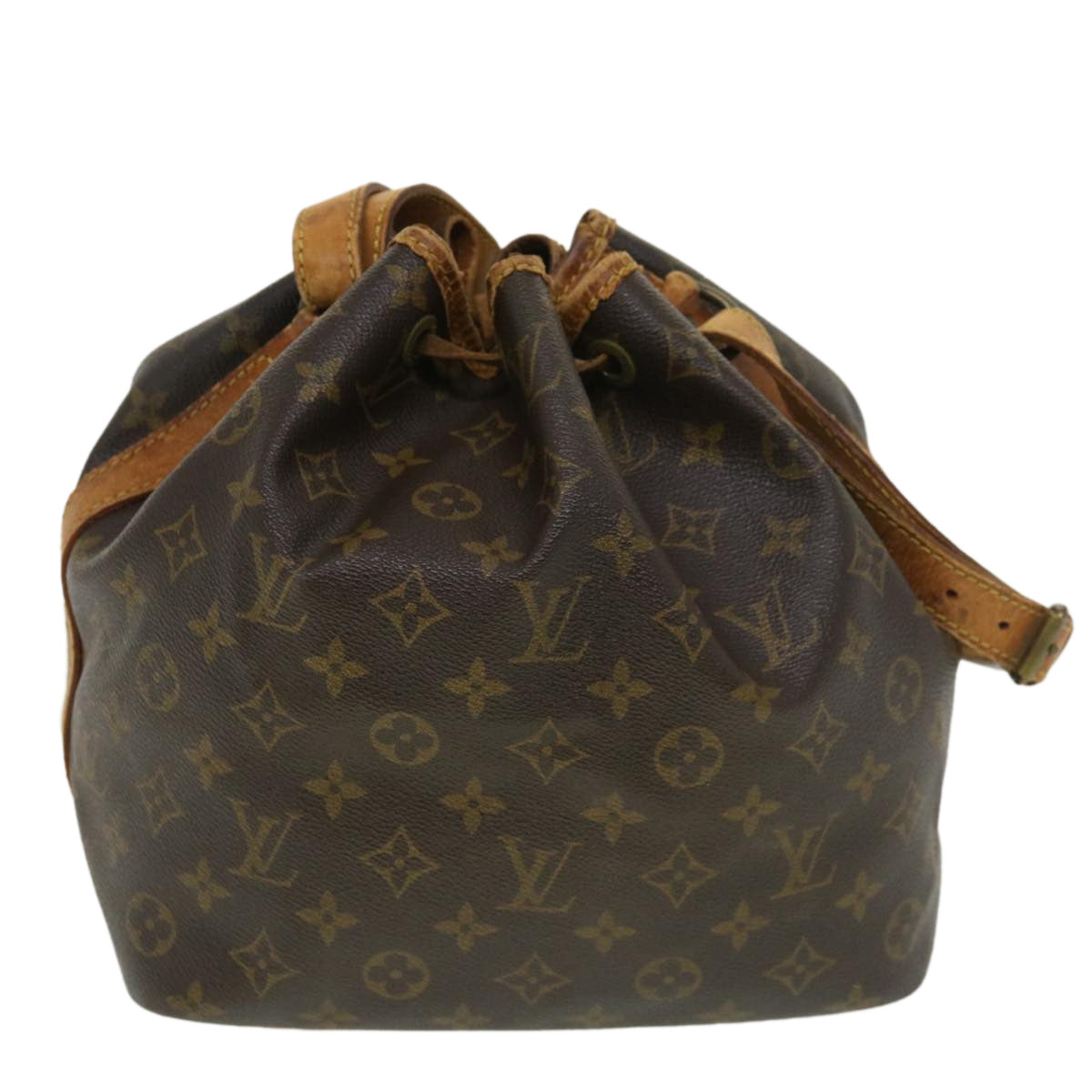 LOUIS VUITTON Monogram Petit Noe Shoulder Bag M42226 LV Auth rd4578