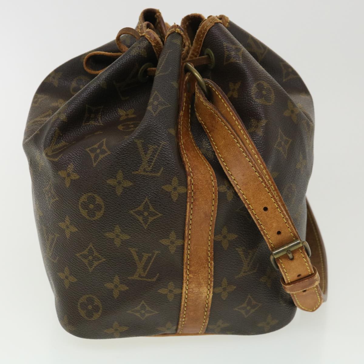 LOUIS VUITTON Monogram Petit Noe Shoulder Bag M42226 LV Auth rd4578