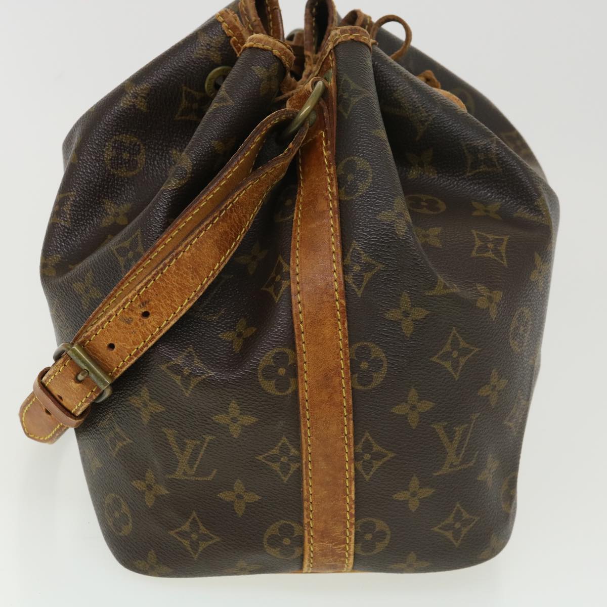 LOUIS VUITTON Monogram Petit Noe Shoulder Bag M42226 LV Auth rd4578