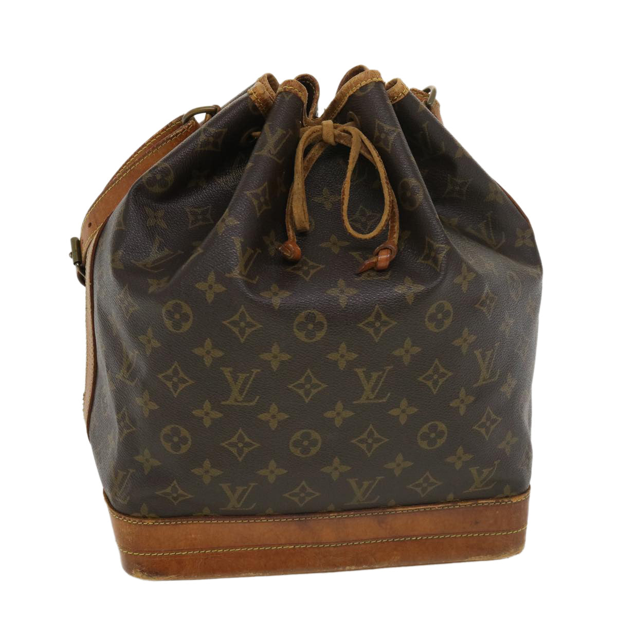 LOUIS VUITTON Monogram Noe Shoulder Bag M42224 LV Auth rd4593