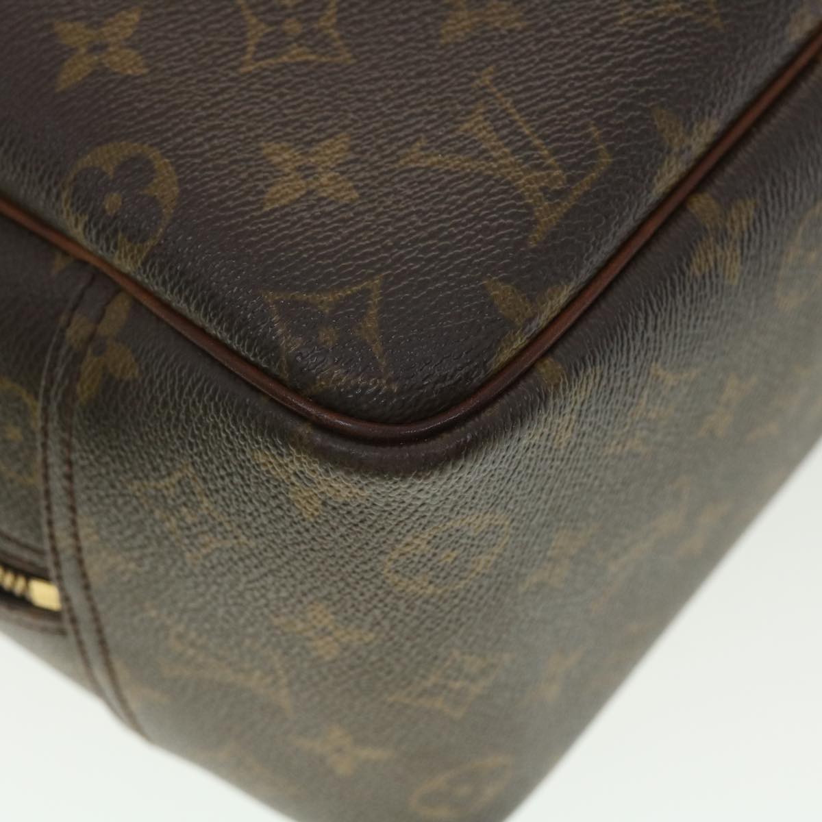 LOUIS VUITTON Monogram Deauville Hand Bag M47270 LV Auth rd4600