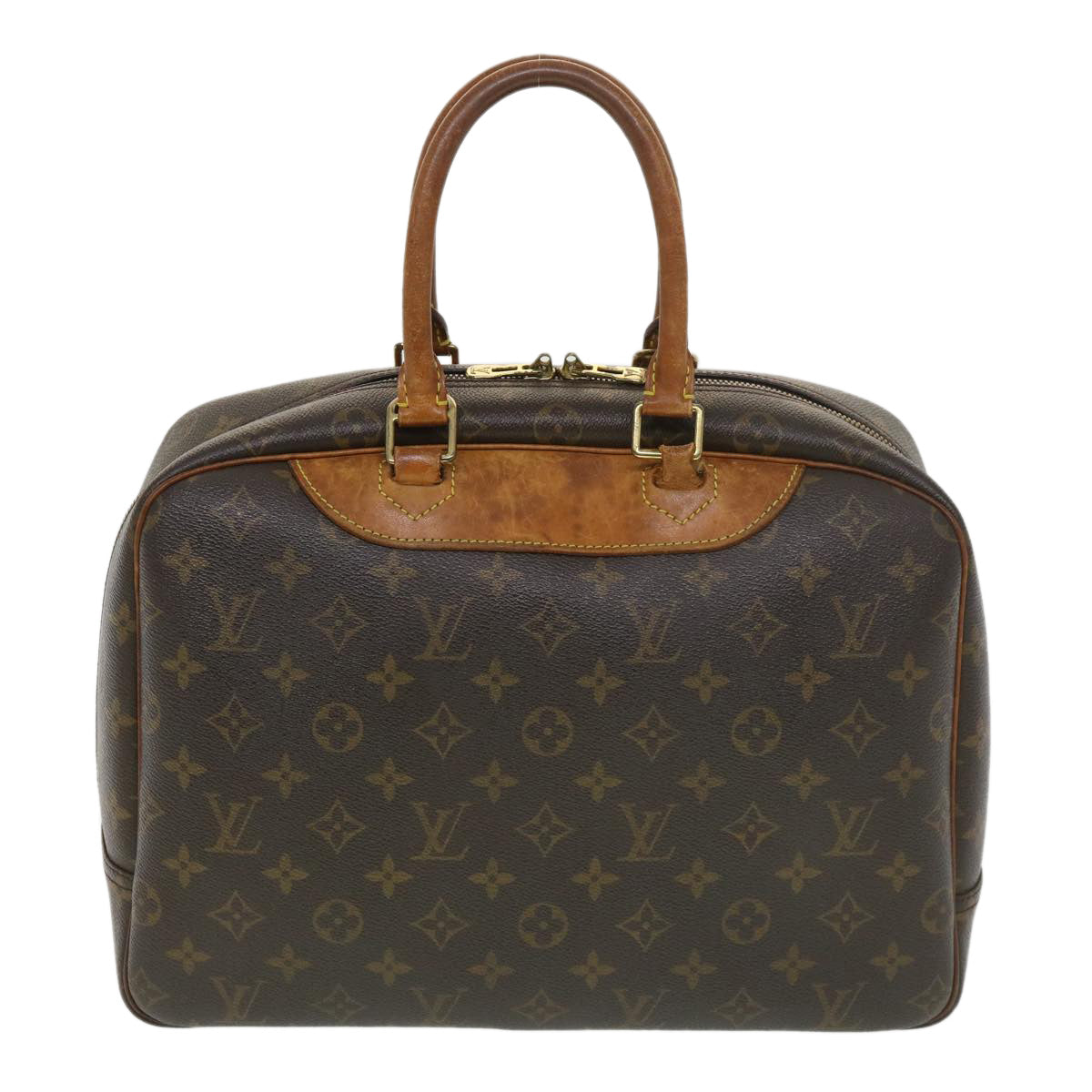 LOUIS VUITTON Monogram Deauville Hand Bag M47270 LV Auth rd4600