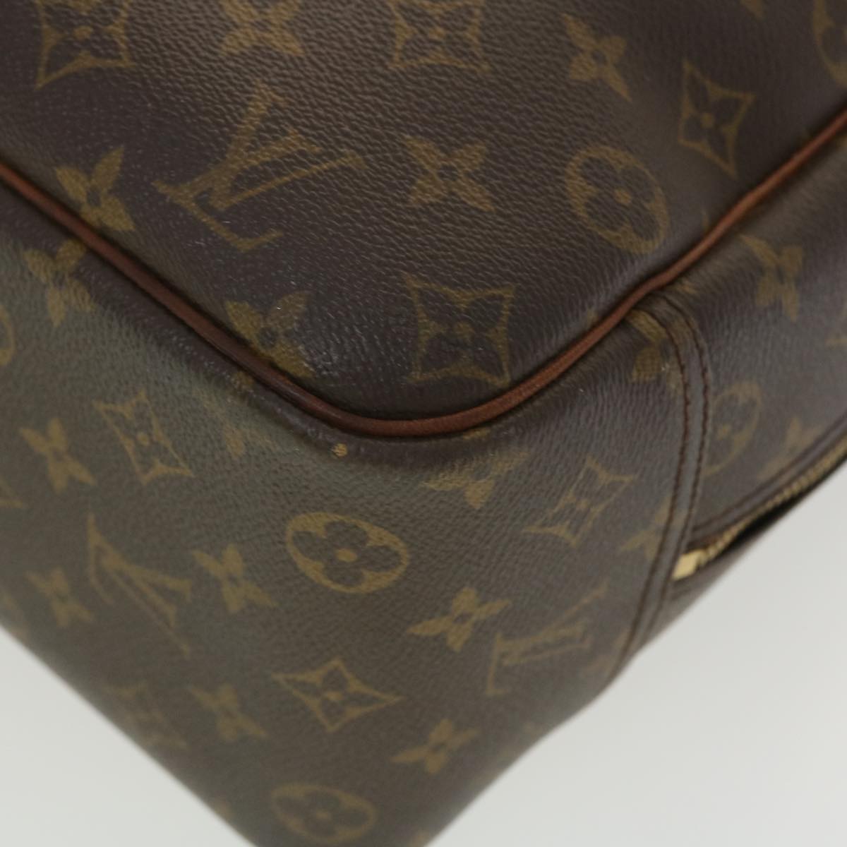 LOUIS VUITTON Monogram Deauville Hand Bag M47270 LV Auth rd4600