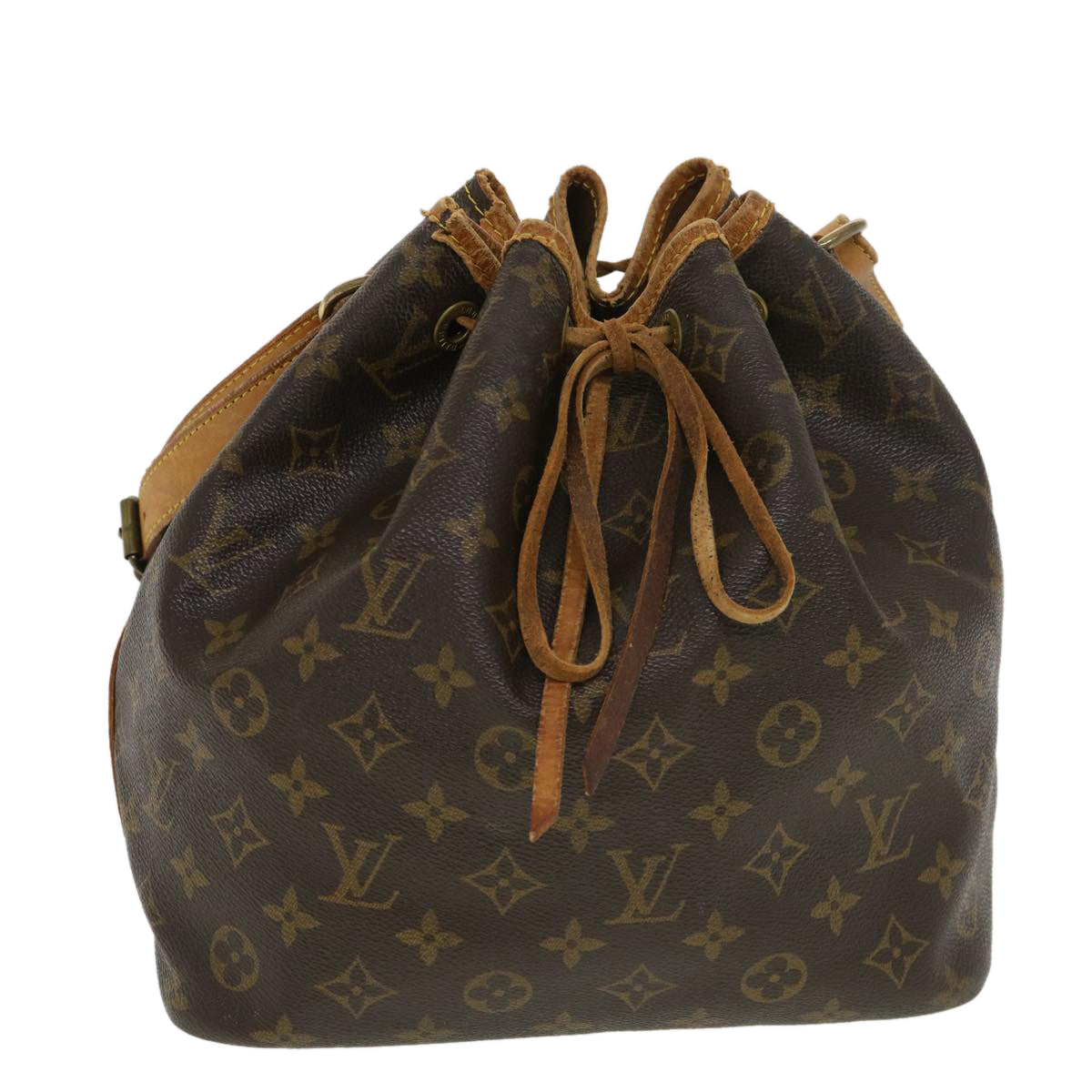 LOUIS VUITTON Monogram Petit Noe Shoulder Bag M42226 LV Auth rd4601