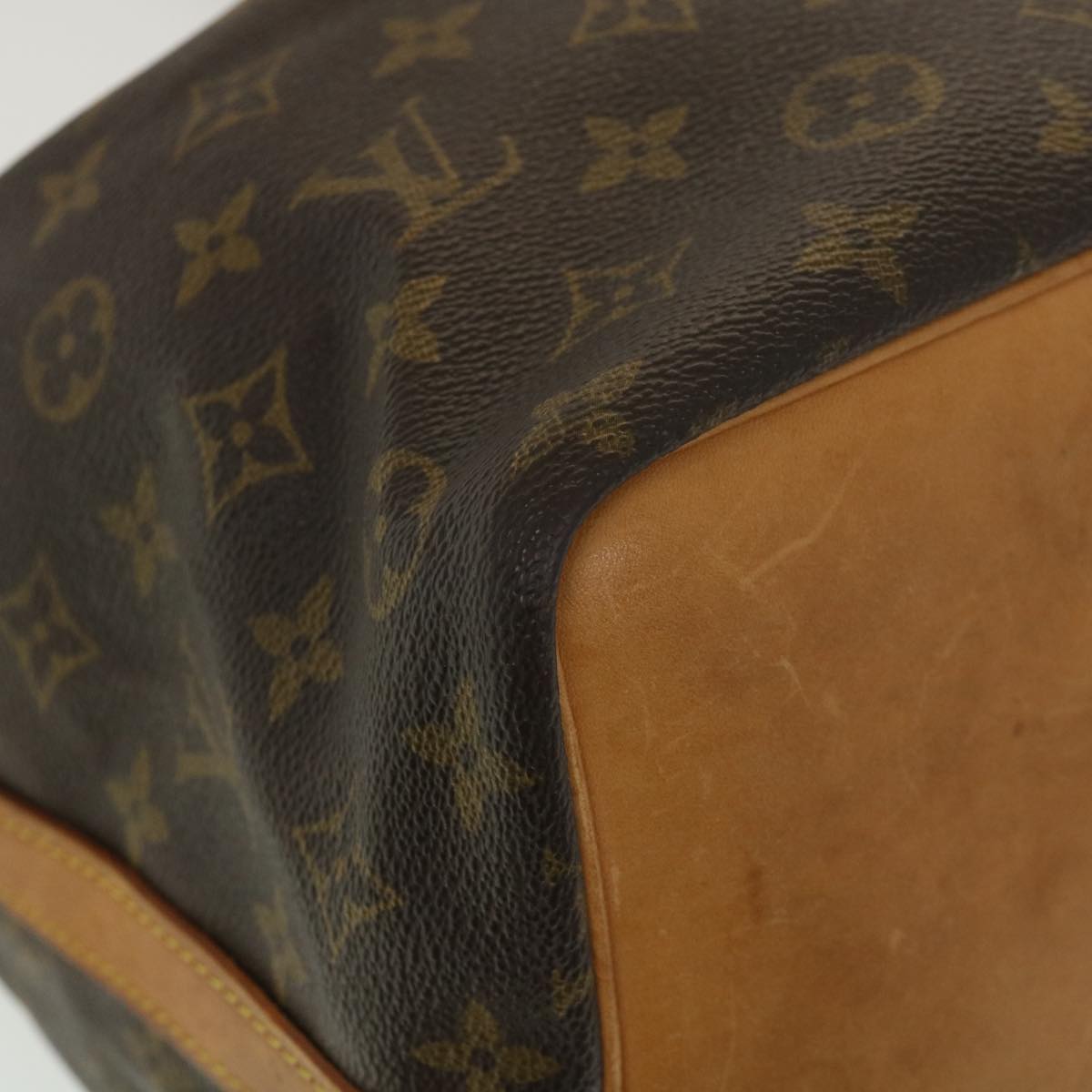 LOUIS VUITTON Monogram Petit Noe Shoulder Bag M42226 LV Auth rd4601