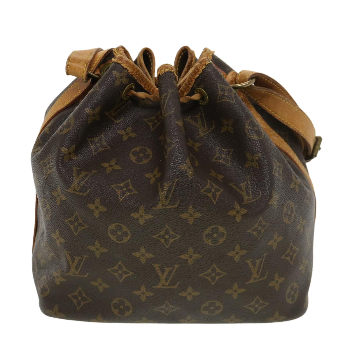 LOUIS VUITTON Monogram Petit Noe Shoulder Bag M42226 LV Auth rd4601 - 0