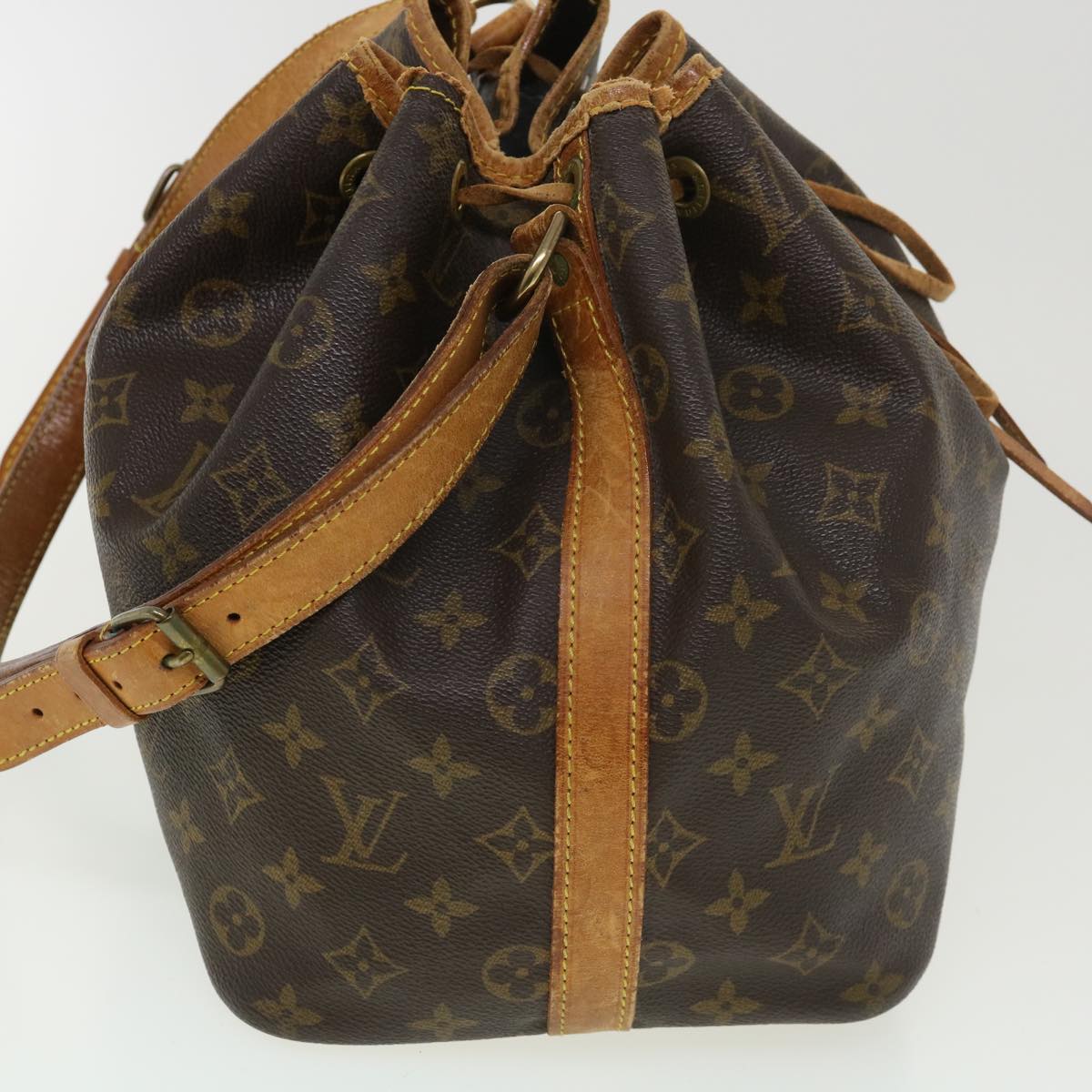 LOUIS VUITTON Monogram Petit Noe Shoulder Bag M42226 LV Auth rd4601