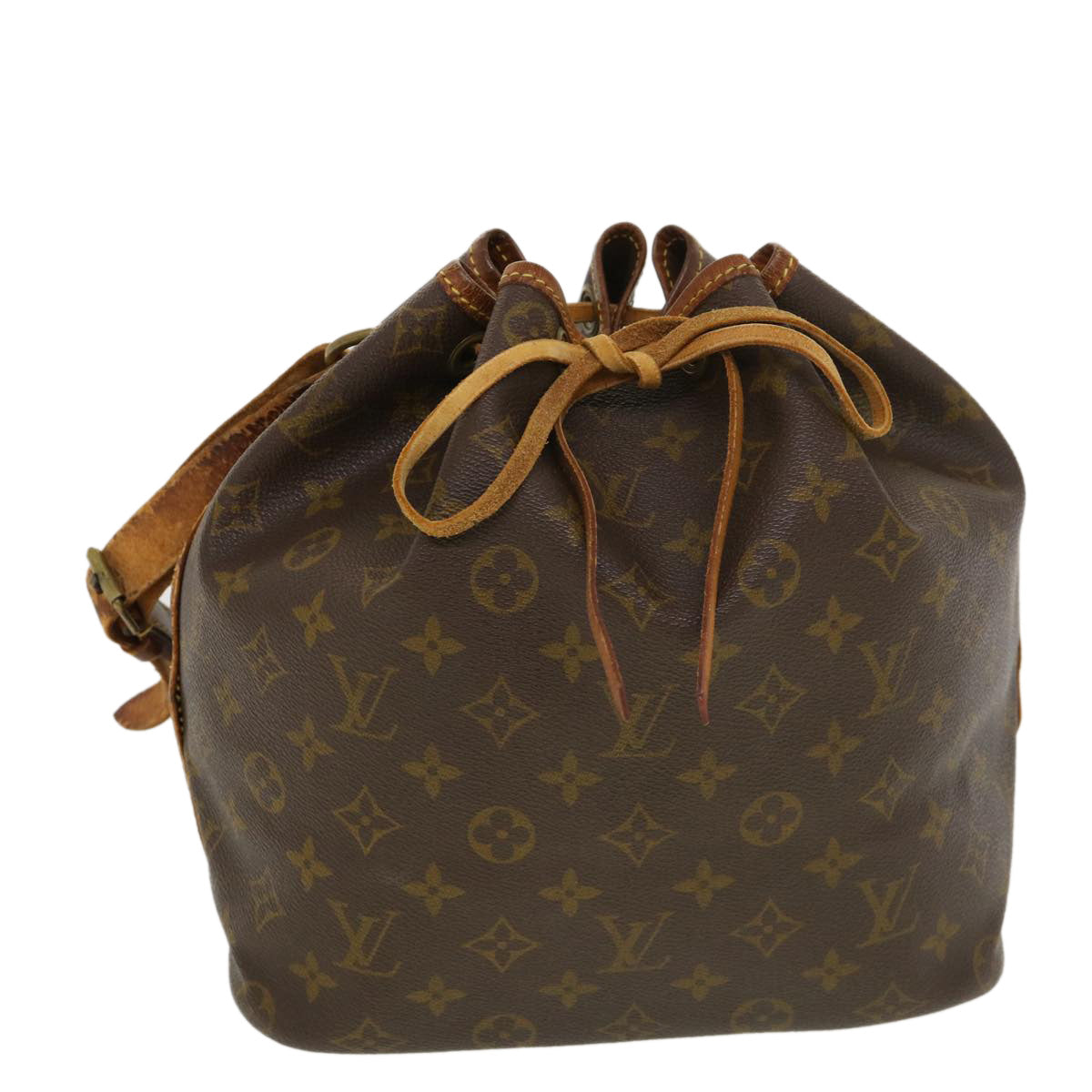 LOUIS VUITTON Monogram Petit Noe Shoulder Bag M42226 LV Auth rd4605