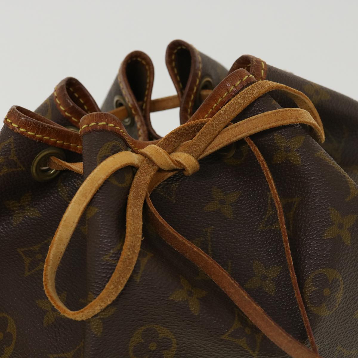 LOUIS VUITTON Monogram Petit Noe Shoulder Bag M42226 LV Auth rd4605