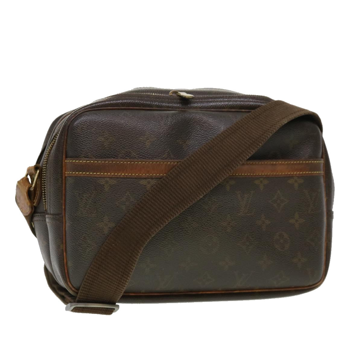 LOUIS VUITTON Monogram Reporter PM Shoulder Bag M45254 LV Auth rd4610