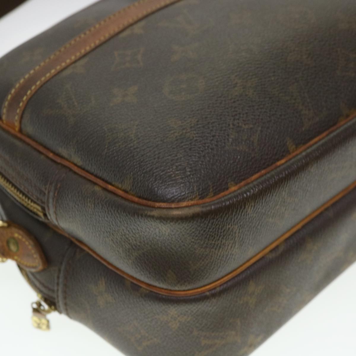 LOUIS VUITTON Monogram Reporter PM Shoulder Bag M45254 LV Auth rd4610