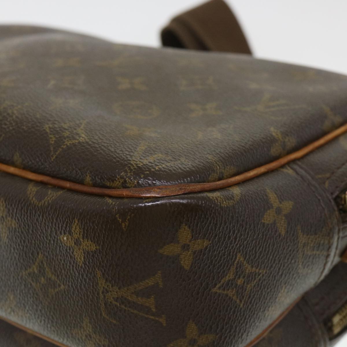 LOUIS VUITTON Monogram Reporter PM Shoulder Bag M45254 LV Auth rd4610