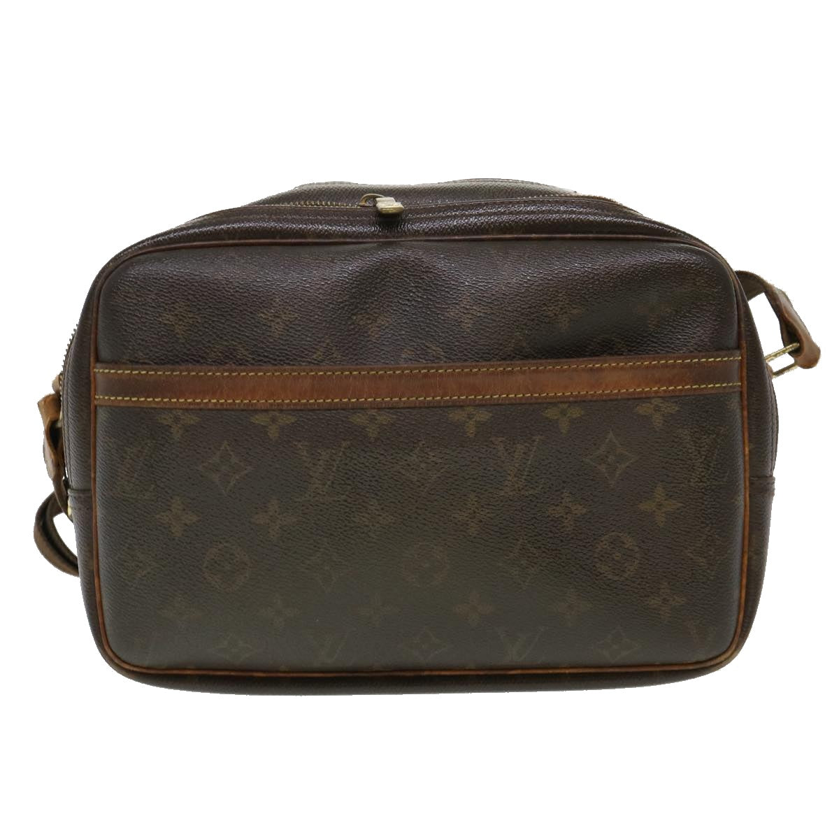 LOUIS VUITTON Monogram Reporter PM Shoulder Bag M45254 LV Auth rd4610