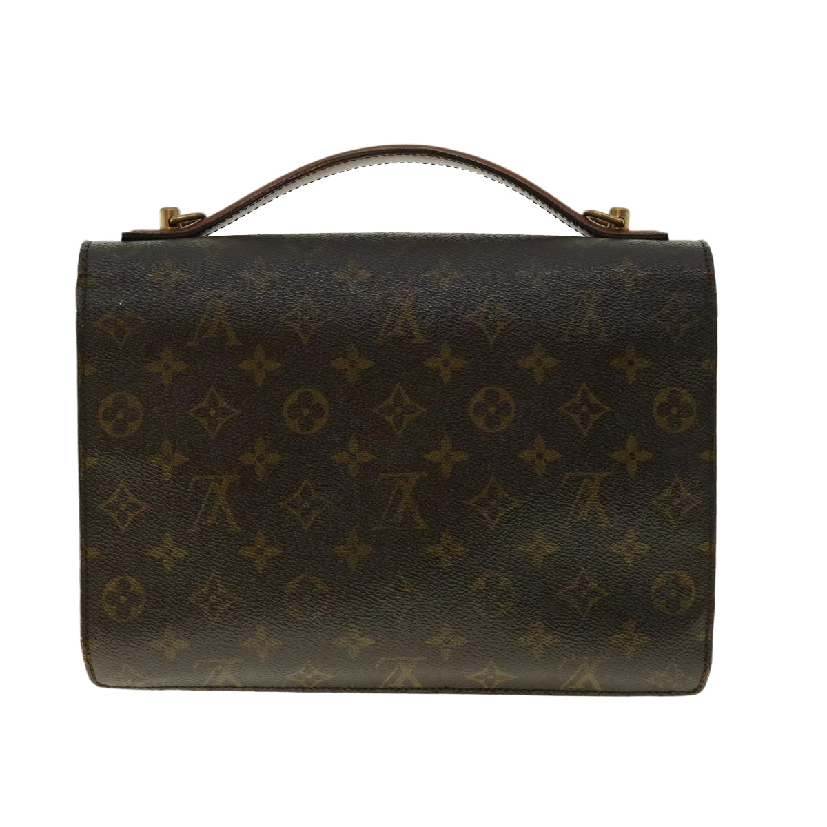 LOUIS VUITTON Monogram Monceau Hand Bag 2way M51185 LV Auth rd4611