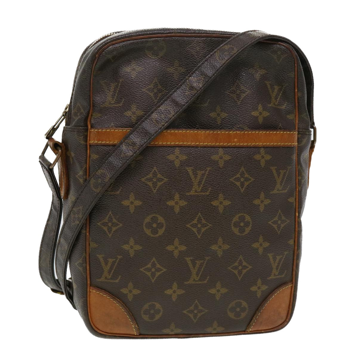 LOUIS VUITTON Monogram Danube MM Shoulder Bag M45264 LV Auth rd4612