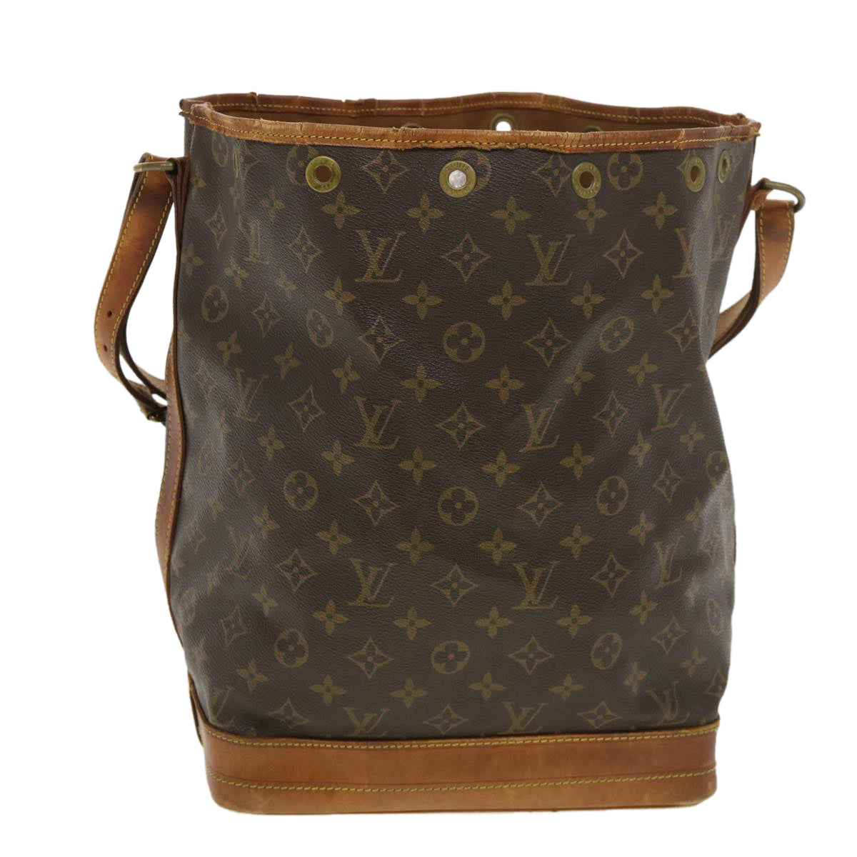 LOUIS VUITTON Monogram Noe Shoulder Bag M42224 LV Auth rd4626