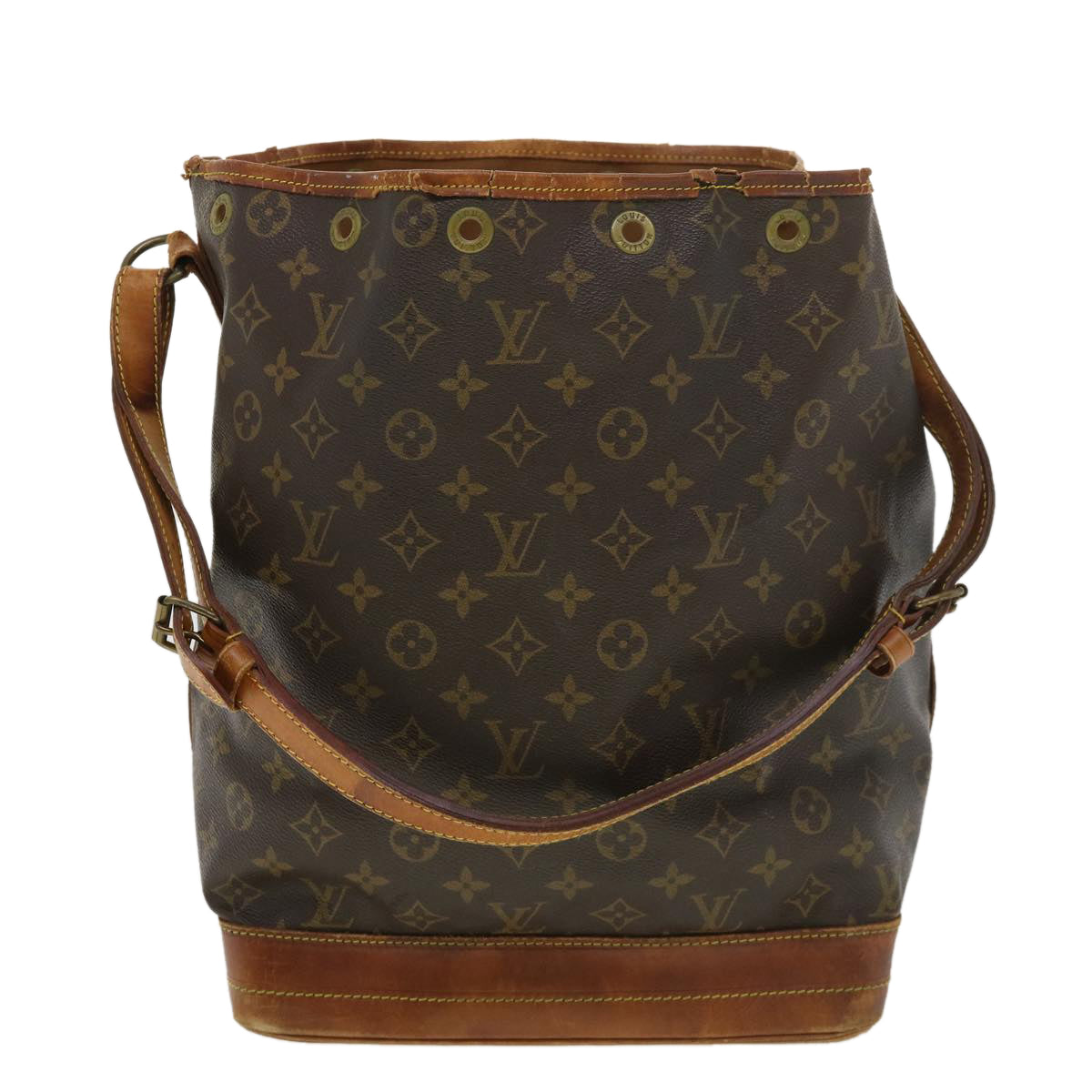 LOUIS VUITTON Monogram Noe Shoulder Bag M42224 LV Auth rd4626 - 0