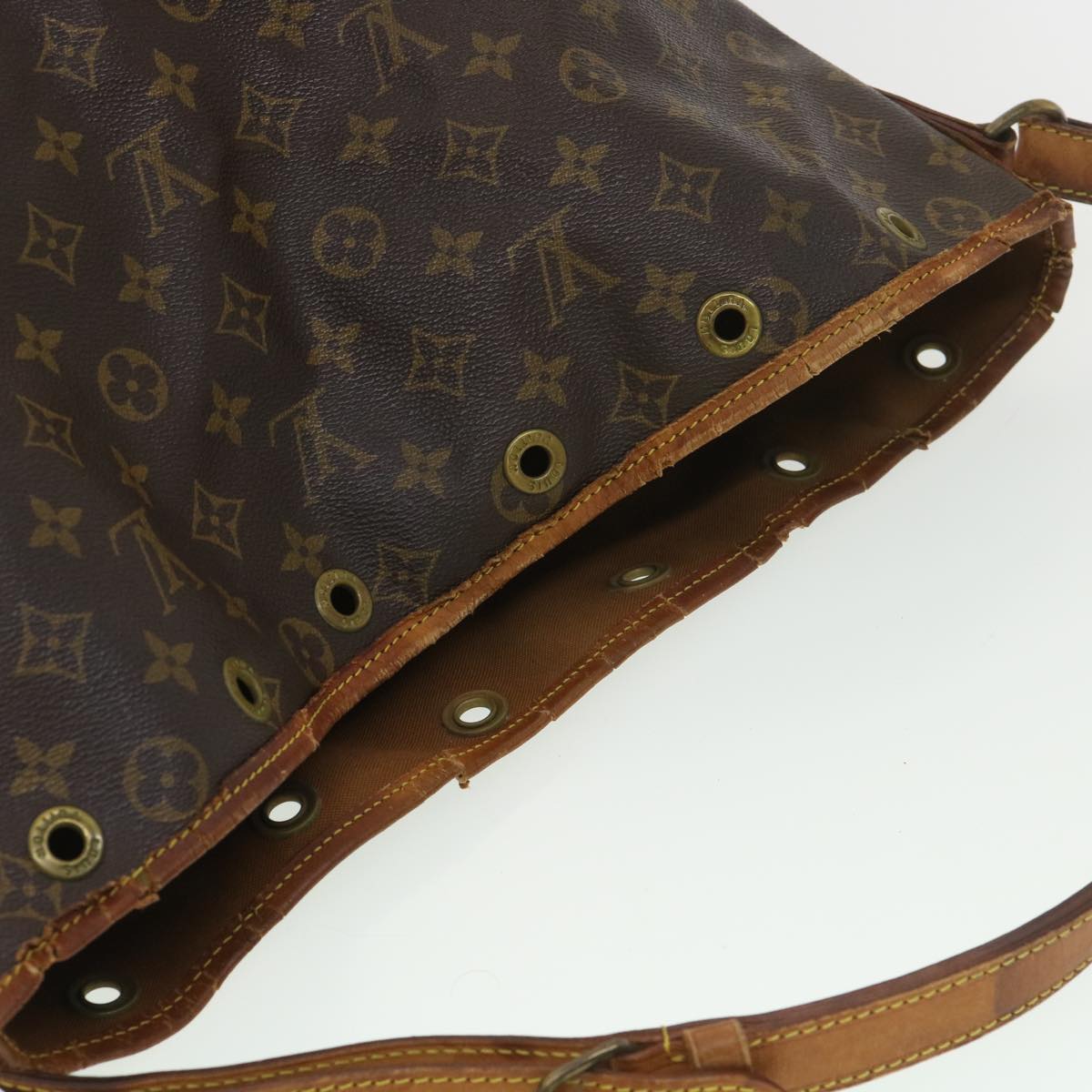 LOUIS VUITTON Monogram Noe Shoulder Bag M42224 LV Auth rd4626