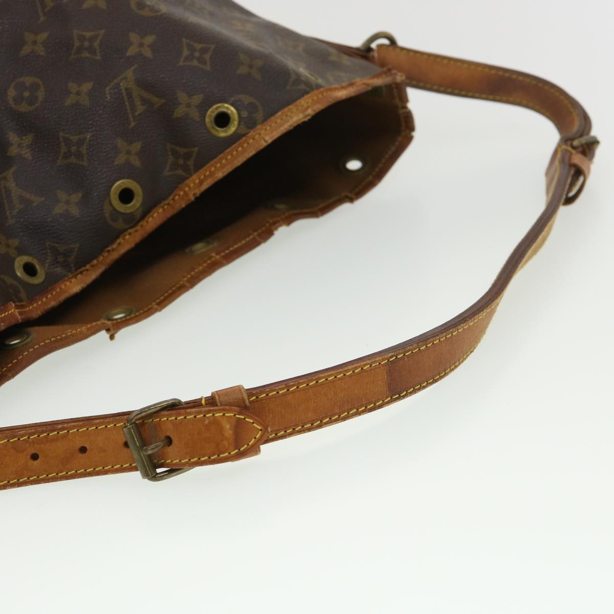 LOUIS VUITTON Monogram Noe Shoulder Bag M42224 LV Auth rd4626