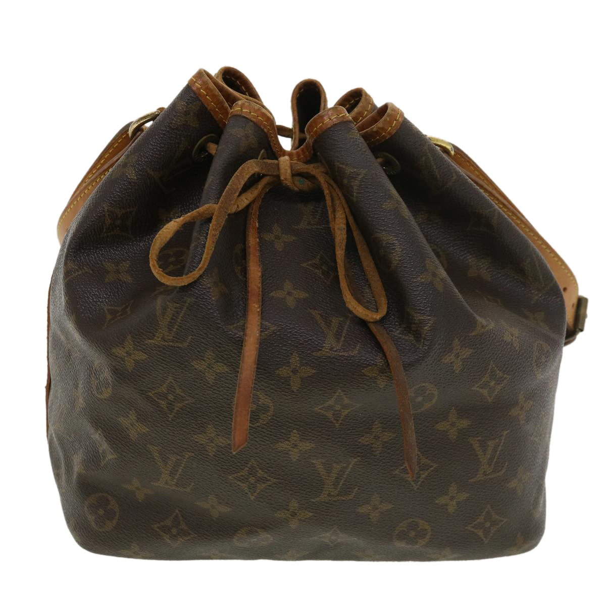 LOUIS VUITTON Monogram Petit Noe Shoulder Bag M42226 LV Auth rd4627