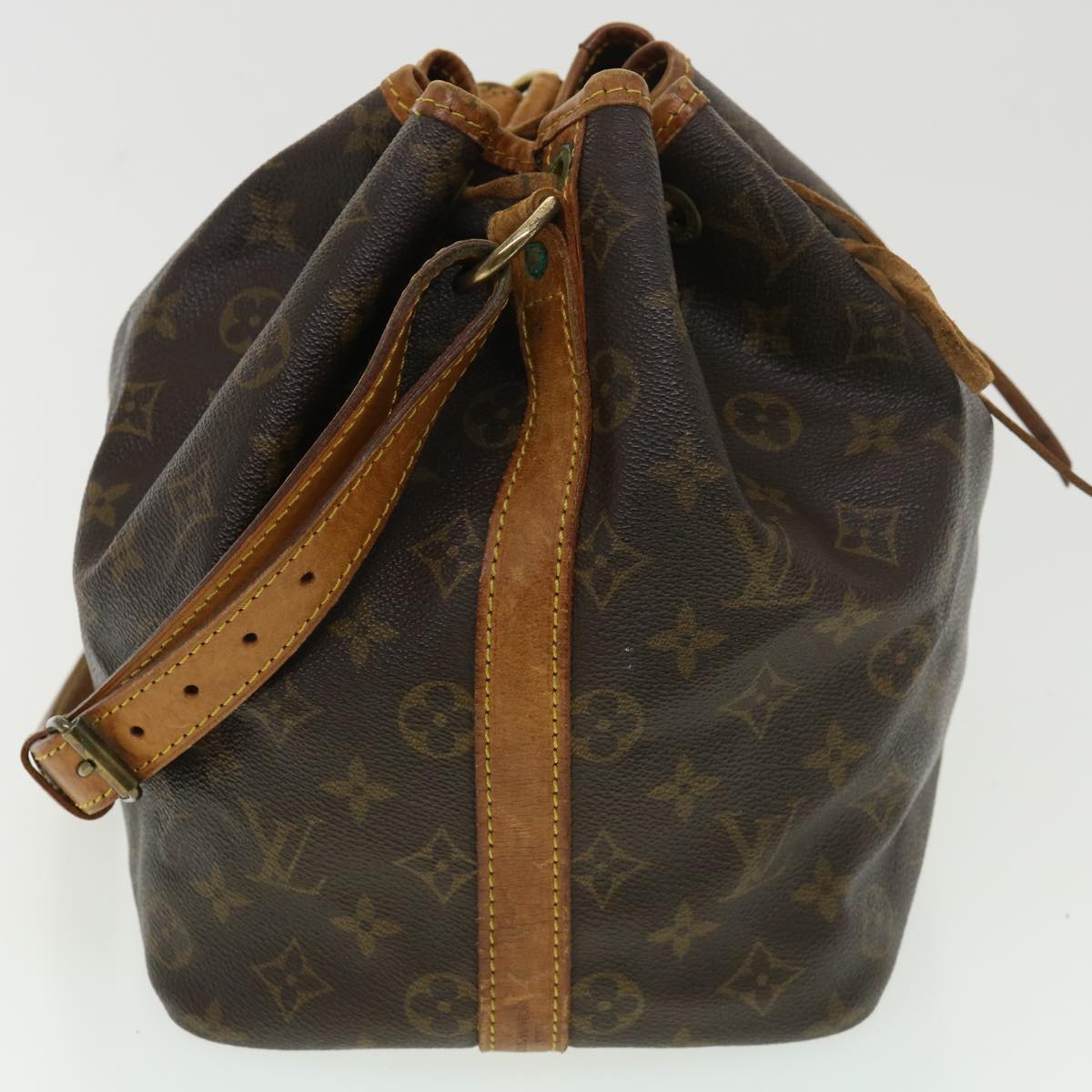 LOUIS VUITTON Monogram Petit Noe Shoulder Bag M42226 LV Auth rd4627